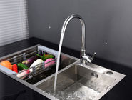 Classic Hot Cold Water ODM 304 SS Rotatable Kitchen Sink Faucets